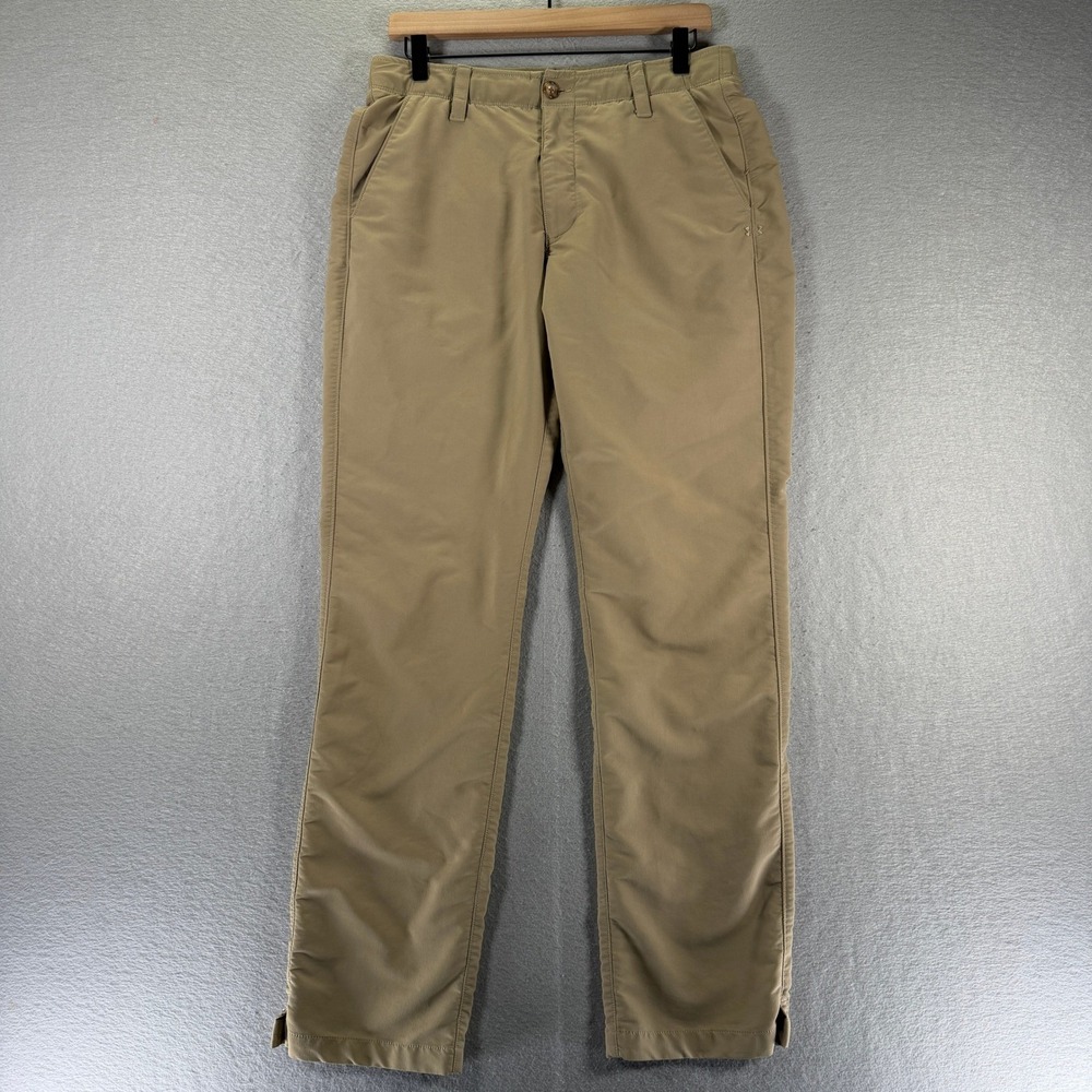 Under Armour Mens 32x32 Beige Golf Pants‎ Performance Outdoor Casual
